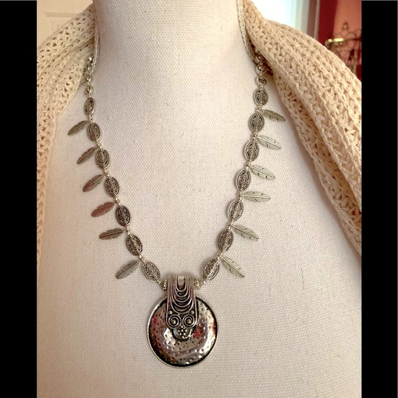NEW Tibetan Silver Necklace. - Picture 2 of 5